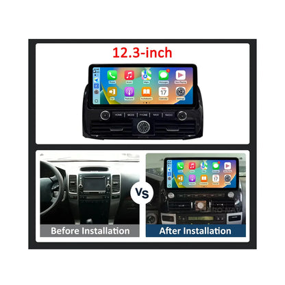 TOYOTA LAND CRUISER PRADO 12.3" 4GB RAM 32GB STORAGE (6810) 2002-2009 ANDROID