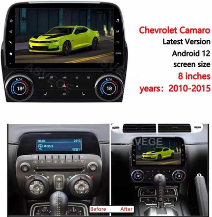 Chevrolet Camaro 2008 – 2014 4GB RAM 64GB STORAGE CARPLAY ANDROID AUTO