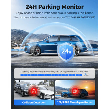 Azdome 4K+2.5K DashCam Mirror PG17 MAX – مرآة داش كام ذكية