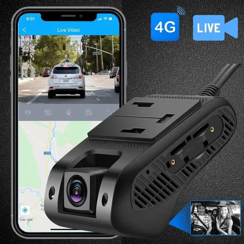 جيمي داش كام JC400 P – كاميرا أمامية وداخلية مع GPS و4G
